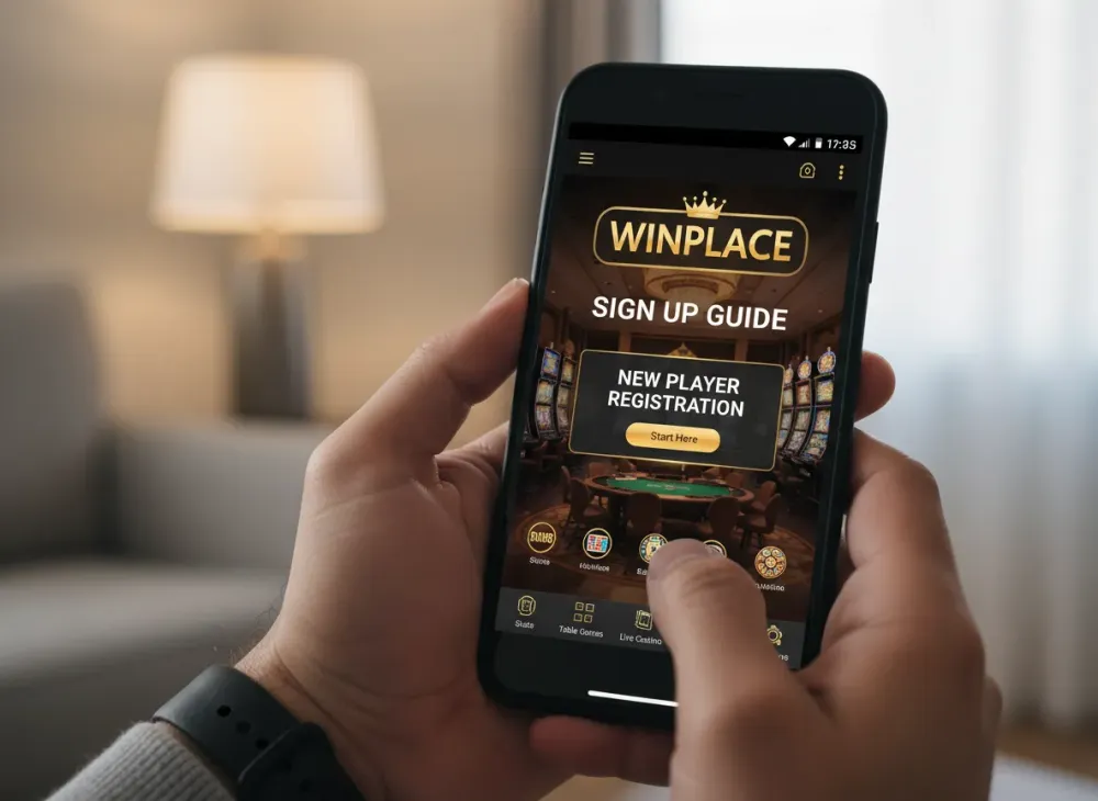 Winplace sign up guide for new players and registration